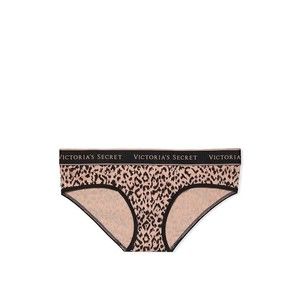 Victoria's Secret Sexy Hiphugger Panties Smooth Classic Camo Leopard LOGO NWT S
